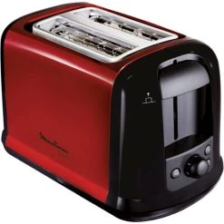 Budget ✨ Moulinex LT261D Toaster Subito Rot Metallic 🥰
