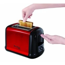 Budget ✨ Moulinex LT261D Toaster Subito Rot Metallic 🥰 -Moulinex Verkaufs unnamed file 204
