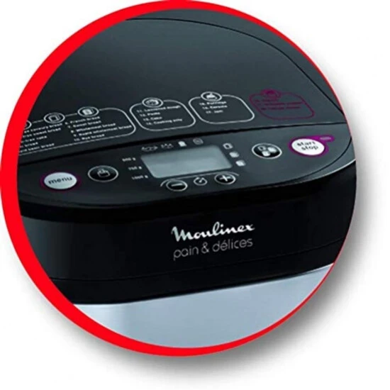 Budget ⭐ Moulinex OW240E30 Brotbackmaschine Schwarz, Edelstahl 650 W ✔️ 11 Budget ⭐ Moulinex OW240E30 Brotbackmaschine Schwarz, Edelstahl 650 W ✔️ - Image 9