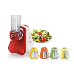 Rabatt ⭐ MOULINEX Schnitzelwerk DJ756G 5 Trommeleinsätze Rot/weiß 🛒 -Moulinex Verkaufs unnamed file 45