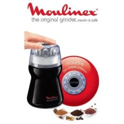 Aktion 🔔 MOULINEX AR110830 Delhi Elektrische Kaffeemühle - Schwarz 🎁 -Moulinex Verkaufs unnamed file 543