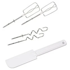 Schlussverkauf 🌟 Moulinex HM 6151 Handmixer Powermix Combi/ 500 Watt / 5 Stufen/inklusiv Rührschüssel- Und Ständer, Weiß/silber ✨ -Moulinex Verkaufs unnamed file 677