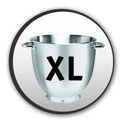 Schlussverkauf 🌟 Moulinex QA810D Masterchef Große Knetmaschine, 1500 W, 6,7 Liter, 80 Dezibel, Küchenmaschine Aus Edelstahl Mit 8 Geschwindigkeiten, Pizza-Knetmaschine, Brot- Und Süßigkeitenmaschine, Grau 🥰 -Moulinex Verkaufs unnamed file 801