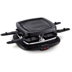 Rabatt ✔️ Moulinex RE140812 Raclette Cube Multifunktionsgrill Grill 4 Personen 700W ❤️