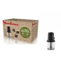 Billig 😀 MOULINEX AT80E810 Eco Respect Zerkleinerer, 0,5 L, 500 W, Edelstahlklingen, Umweltfreundliches Design, Hergestellt In Frankreich ✔️ -Moulinex Verkaufs unnamed file 904