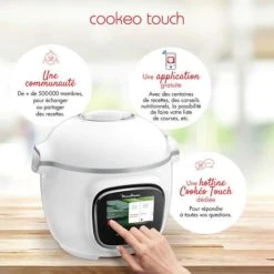 Angebote ❤️ MOULINEX CE901100 Intelligenter Multikocher Cookeo Touch Touchscreen Mit Hohem Druck 250 Rezepte 13 Modi - Weiß ✨ -Moulinex Verkaufs unnamed file 916
